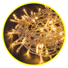 Гирлянды электрические гирлянда NAVIGATOR 11,5м 100LED теплый белый прозрачный провод