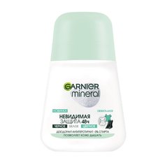 Дезодорант Garnier, Невидимый, Свежесть алоэ, для женщин, ролик, 50 мл