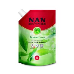 Средство для мытья посуды Nan, Зеленый чай, 800 мл