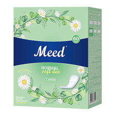 Прокладки ежедневные MEED Прокладки женские ежедневные целлюлозные Normal Soft Deo 60