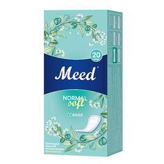 Прокладки ежедневные MEED Прокладки женские ежедневные целлюлозные Normal Soft 20