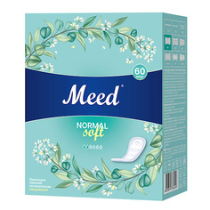 Прокладки ежедневные MEED Прокладки женские ежедневные целлюлозные Normal Soft 60