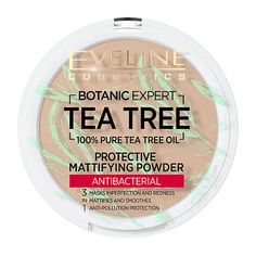EVELINE Пудра компактная для лица BOTANIC EXPERT 3 в 1 антибактериальная матирующая