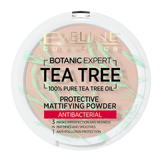 EVELINE Пудра компактная для лица BOTANIC EXPERT 3 в 1 антибактериальная матирующая
