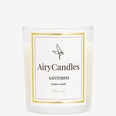 AIRYCANDLES Свеча ароматическая SANTORINI с деревянным фитилем 190