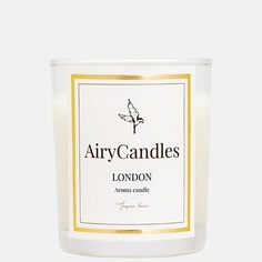 AIRYCANDLES Свеча ароматическая LONDON Black Edition с деревянным фитилем 300