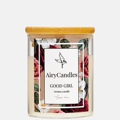 AIRYCANDLES Свеча ароматическая GOOD GIRL с деревянным фитилем