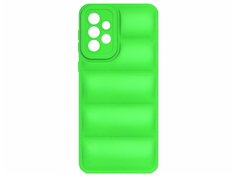 Чехол DF для Samsung Galaxy A53 5G Silicone дутый Lime sJacket-04
