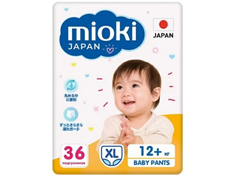 Подгузники Mioki Трусики XL 12+кг 36шт