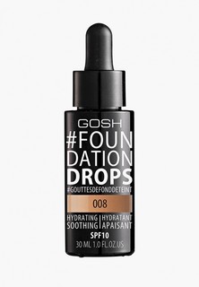 Тональный крем Gosh Gosh! Foundation Drops увлажняющий, 008 медовый, 30 мл