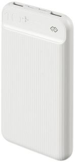 Аккумулятор внешний универсальный Digma DG-10000-3U-WT
