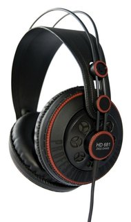 HD681F профессиональные полуоткрыте динамические наушники для мониторинга с ровной АЧХ Superlux