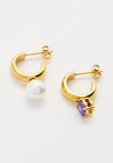 Серьги Pabur PURPLE PEARL
