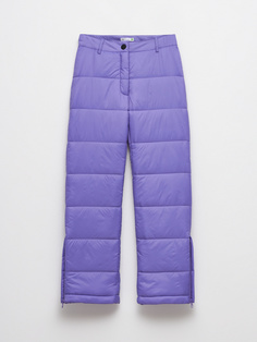 Утепленные стеганые брюки для девочек (фиолетовый, 152) Sela