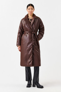 пальто женское Пальто утепленное из искусственной кожи Befree