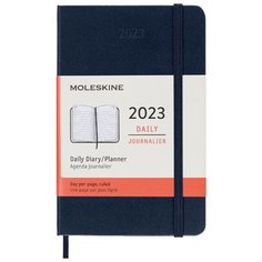Ежедневник Moleskine Classic Pocket, 400 стр, 90x140 мм, синий сапфир