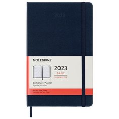 Ежедневник Moleskine Classic Large, 400 стр, 130х210 мм, синий сапфир