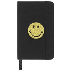 Блокнот Moleskine Le Smiley XS, нелинованный, 160 стр, 65х105 мм, твердая обложка текстиль, в подарочной коробке