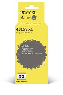 Картридж струйный T2 IC-CCLI-451GY XL Grey