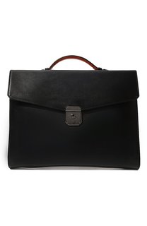 Кожаный портфель Santoni