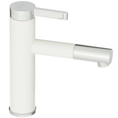 Смеситель для раковины, Frap, короткий излив, с картриджем, белый, F1052-14