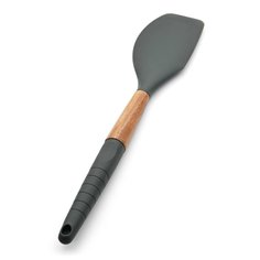 Лопатка силикон, деревянная ручка, кухонная, навеска, Apollo, Actual, ACT-01