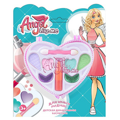 Набор средств для макияжа ANGEL LIKE ME Набор детской декоративной косметики для девочек "Сердце"