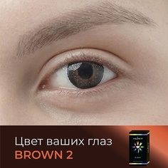 Контактные линзы OKVISION Цветные контактные линзы OKVision Fusion color Brown 2 на 3 месяца