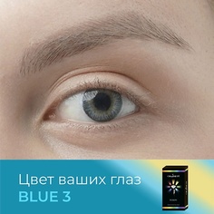 Контактные линзы OKVISION Цветные контактные линзы OKVision Fusion color Blue 3 на 3 месяца