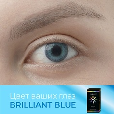 Контактные линзы OKVISION Цветные контактные линзы OKVision Fusion color Brilliant Blue на 3 м