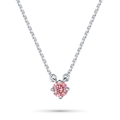 Колье из белого золота э0912кл08210861_pink ЭПЛ Даймонд