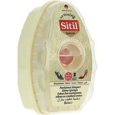 Губка с дозатором для полировки обуви из гладкой кожи Sitil
