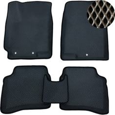 Коврики TOYOTA LAND CRUZER PRADO 90 пр.руль 5D 1996-2002 ИП Муллаянов А. М.