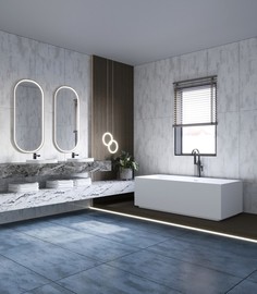 Ванна из литьевого мрамора 170x75 см NT Bagno Lieto NT222
