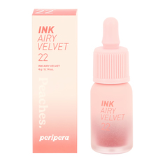 Помада для губ PERIPERA INK AIRY VELVET жидкая тон 22 center peach