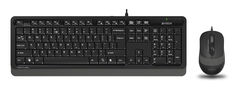 Клавиатура+мышь A4Tech Fstyler F1010 Black/Grey