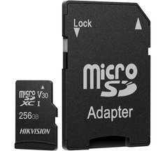 Карта памяти microSDXC 256Gb Hikvision Class 10 UHS-I U1 + ADP (92/50 Mb/s)