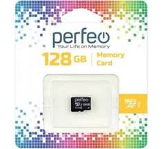 Карта памяти microSDXC 128Gb Perfeo Class 10 UHS-I U1