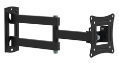 Кронштейн для телевизора Buro FL2S черный 15"-29" макс.12кг настенный поворотно-выдвижной и наклонный