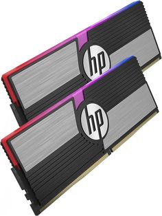 Память оперативная DDR4 HP V10 RGB 32Gb (16Gbx2) PC25600, 3200Mhz, (48U47AA)