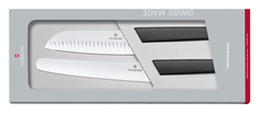 Набор ножей кухонных Victorinox Swiss Modern (6.9093.22G) 2 шт черный