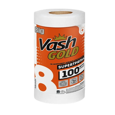Салфетки хозяйcтвенные Vash Gold 8 Super Big отрывные 100 листов в рулоне