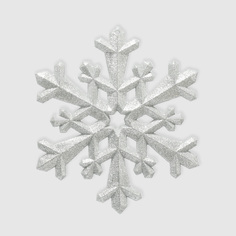Снежинка Acro серебро 22 см