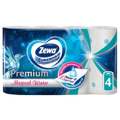 Бумажные полотенца полотенца бумажные ZEWA Premium Decor 2-слойные 4шт