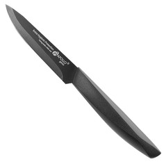 Ножи кухонные нож APOLLO Genio Nero Steel 9см для овощей нерж.сталь с антибакт.покр., пластик