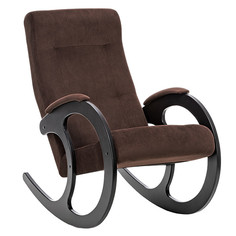 Кресла - качалки кресло-качалка Модель 3 580х870х1040мм венге/коричневое Leset