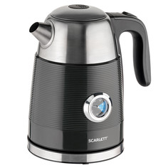 Чайники чайник SCARLETT SC-EK21S102 2200Вт 1,7л металл черный