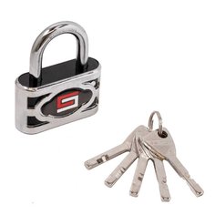 Замок навесной Булат, ВС 3-П60 ПЛ, 13 652, дисковый, серый, 5 ключей