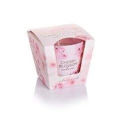 Свеча свеча, цилиндрическая, Bartek Candles, Вишневый, в стакане, 115 г