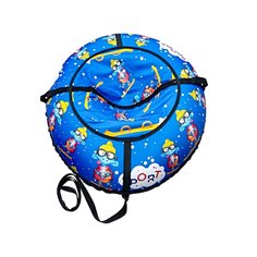 Санки-ватрушка Fani Sani, Черепашка Сноу Proffi, 80 см, 80 кг, с буксировочным тросом, с ручками, 84211